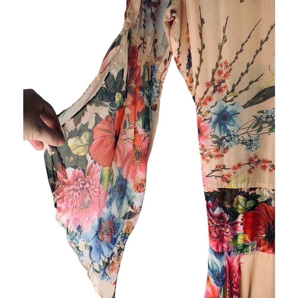 Eywasouls Malibu Claire Floral Maxi Dress Womens Size XS/S Long Sleeve $495 - Picture 6 of 15